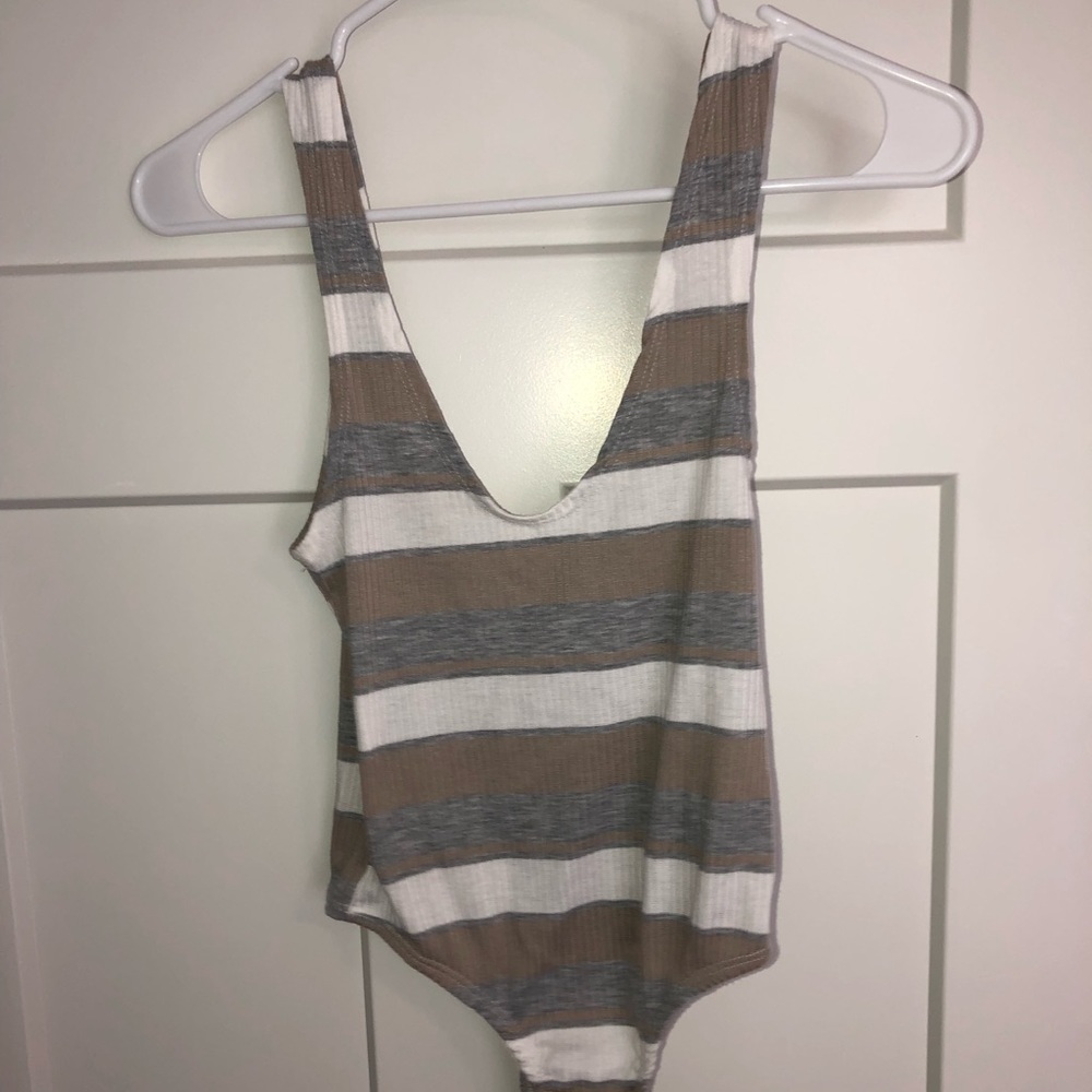 Free people striped onesie!!